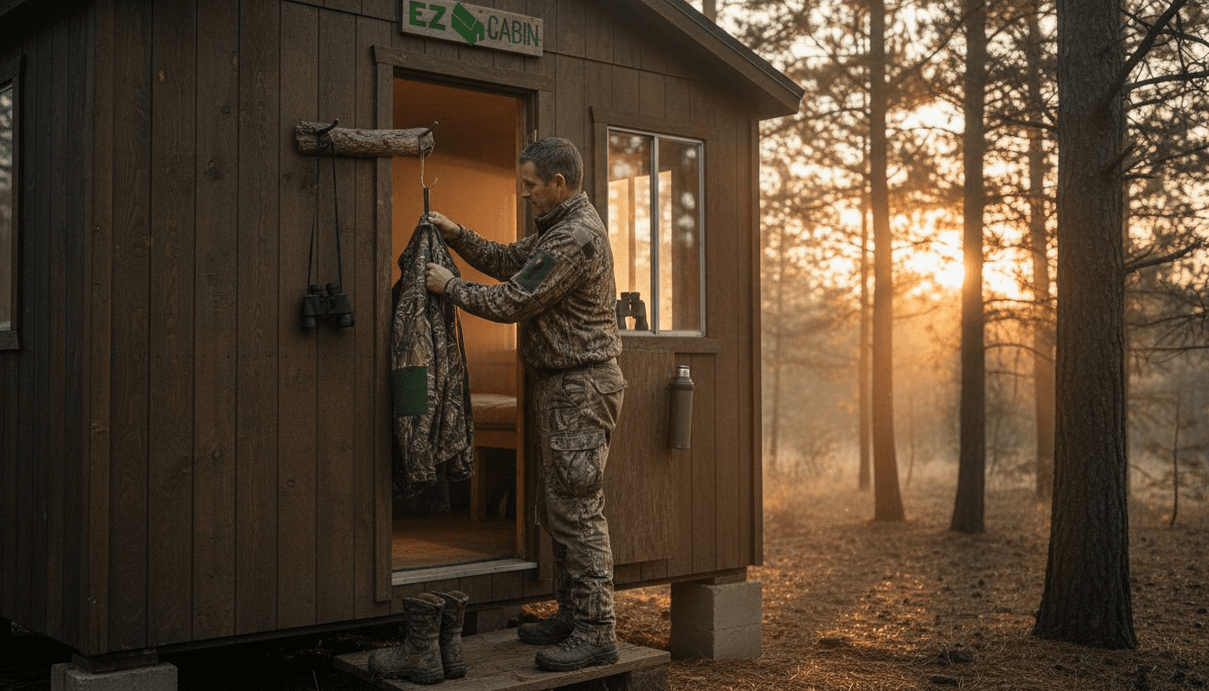 Portable Cabins in Hunting: Comfort and Convenience