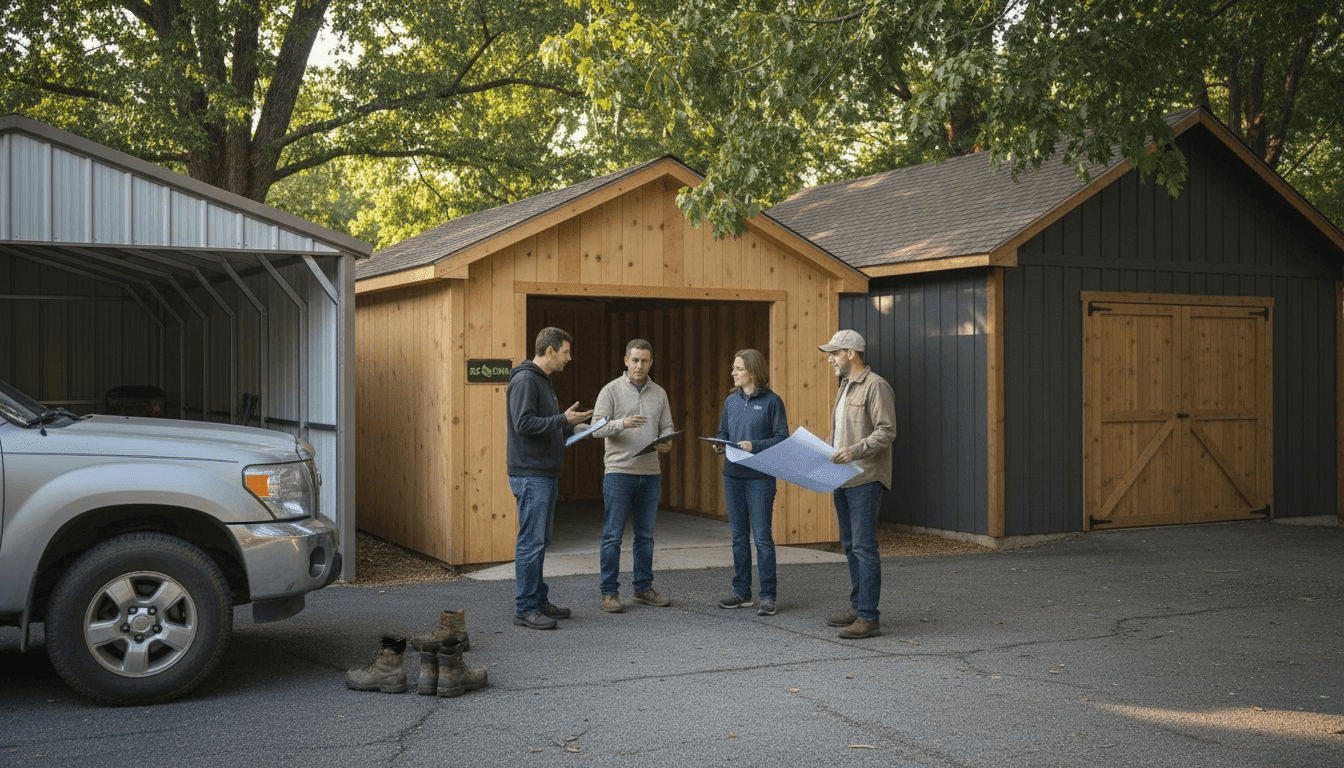 Garage building types 2026: 4 options with 20-50 year warranties
