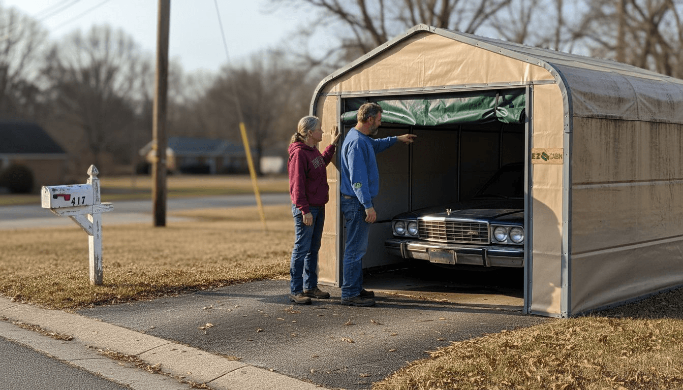 Portable garages save Kentucky & Ohio homeowners 50% in 2026