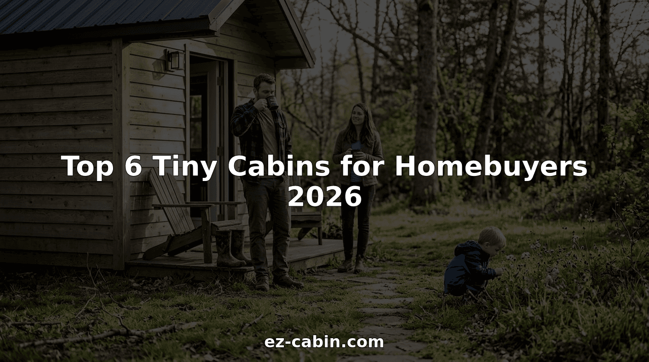 Top 6 Tiny Cabins for Homebuyers 2026